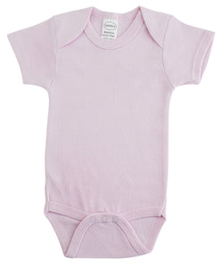 Interlock Pink Short Sleeve Onezie 0030B