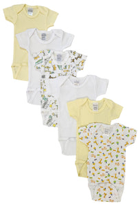 Unisex Baby 6 Pc Bodysuits NC_0421