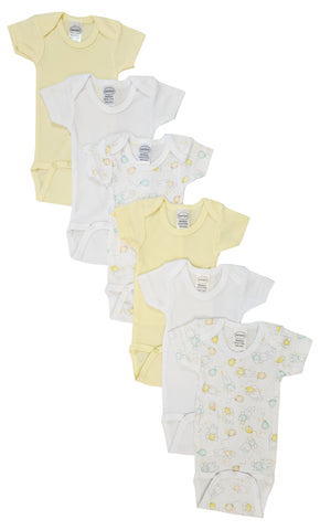 Unisex Baby 6 Pc Bodysuits NC_0438