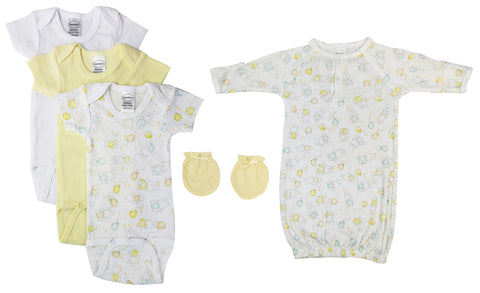 Unisex Baby 5 Pc Layette Sets NC_0442