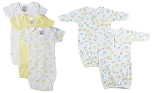 Unisex Baby 5 Pc Layette Sets NC_0445