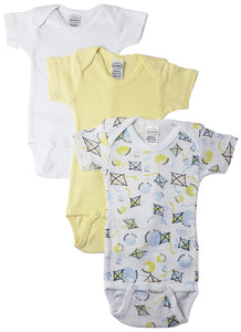 Unisex Baby 3 Pc Onezies NC_0446