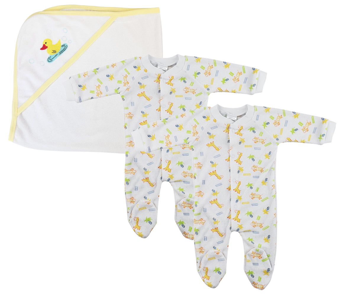 Unisex Closed-toe Sleep & Play (Pack of 3 ) NC_0728