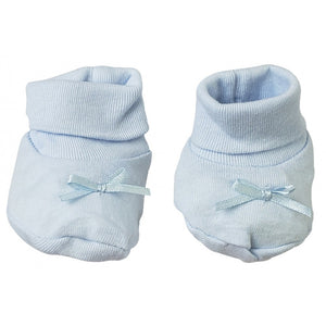 Blue Preemie Booties 028.Blue.Preemie