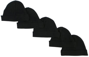 Black Baby Cap (Pack of 5) 031-BLACK-5