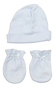 Boys Cap and Mittens 2 Piece Layette Set LS_0045