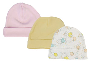 Girls Baby Caps (Pack of 3) NC_0267