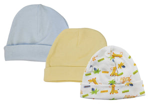 Baby Boy Infant Caps (Pack of 3) NC_0309