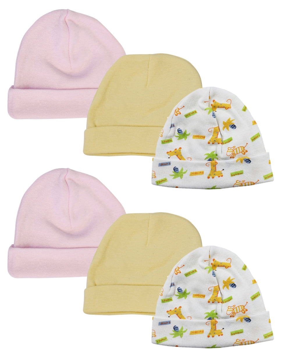 Baby Girl Infant Caps (Pack of 6) NC_0323