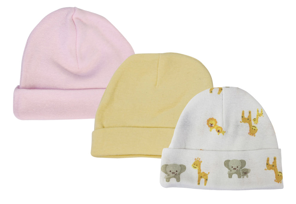 Baby Girls Caps (Pack of 3) NC_0378