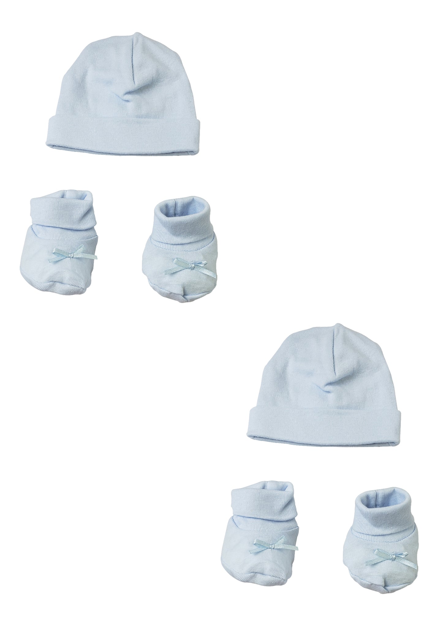 Preemie Cap and Bootie - 4 pc Set CS_0061