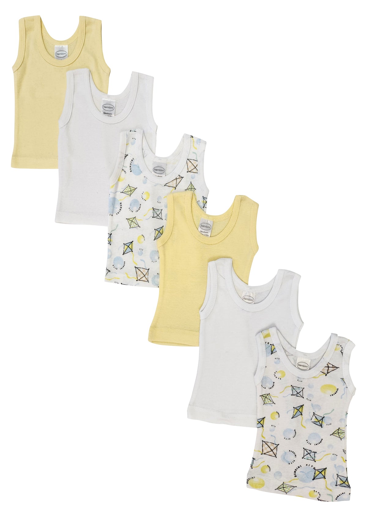 Unisex Baby 6 Pc Tank Tops NC_0484