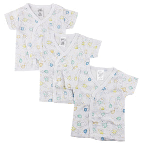 Infant Side Snap Short Sleeve Shirt - 3 Pack NC_0204