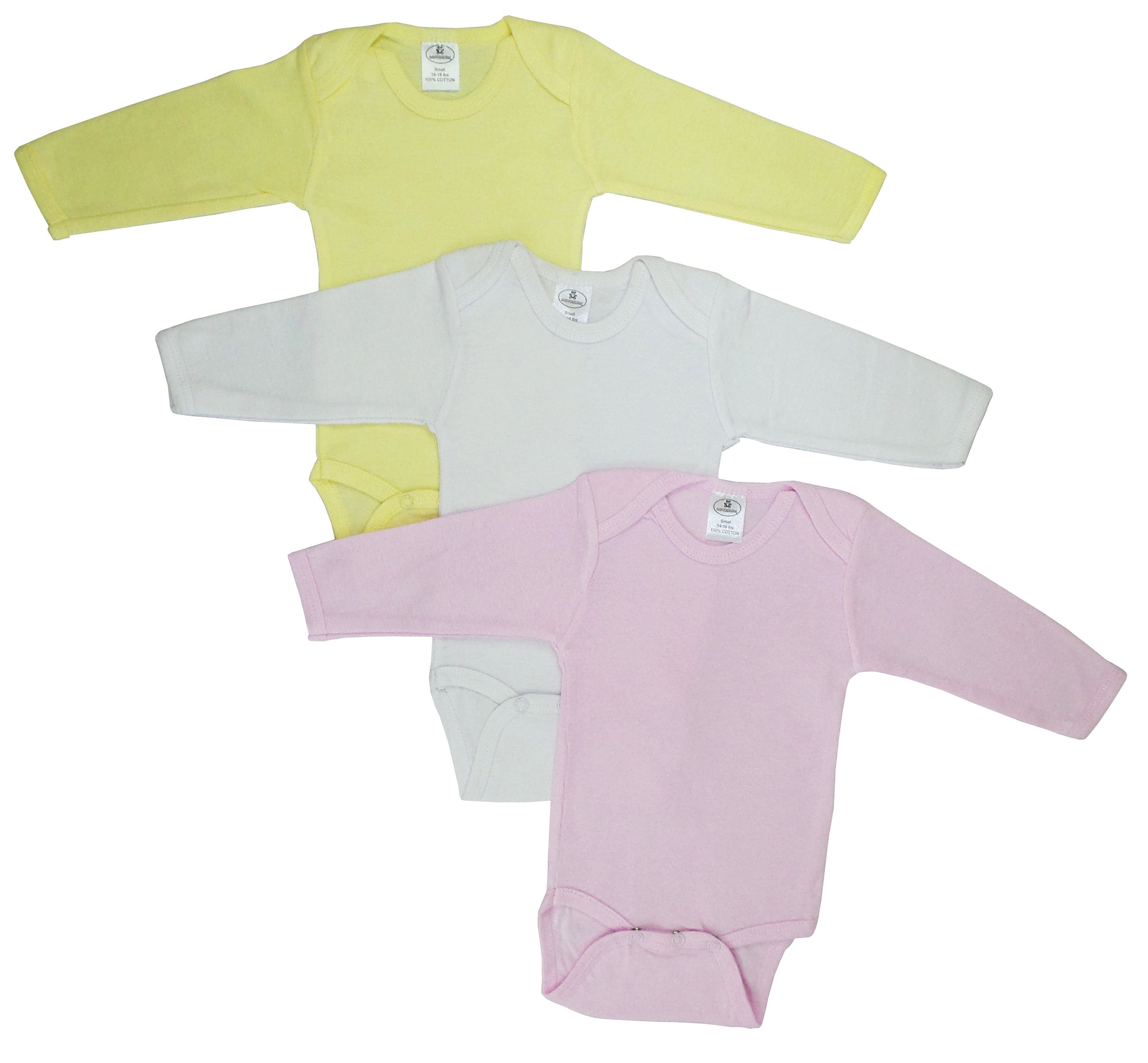 Boys Pastel Long Sleeve Onezie 101Pack