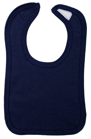 Navy Blue Interlock Bib 1023.NAVY