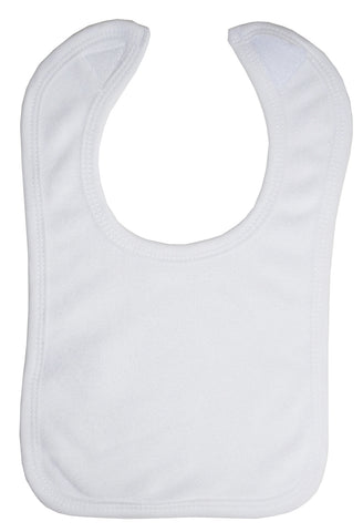 White Terry Bib with White Trim 1024W