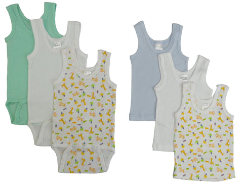 Boys Printed Tank Top 6 Pack 109_037