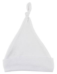 White Knotted Baby Cap 1101WHITE