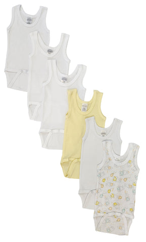 Unisex Baby 6 Pc Onezies and Tank Tops NC_0517