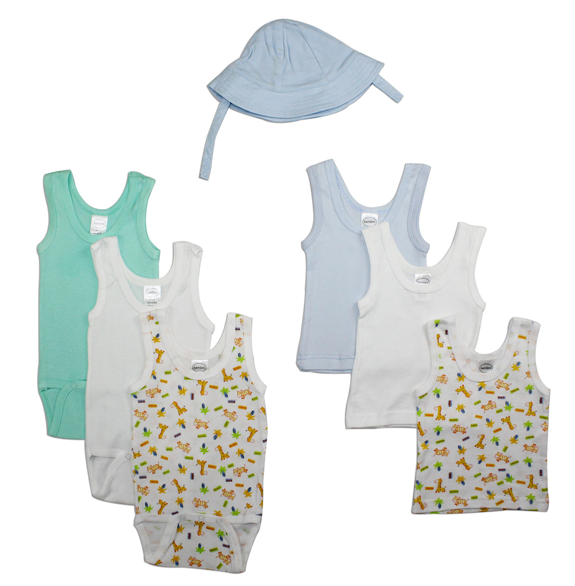 Boys Summer 7 Piece Layette Set LS_0064