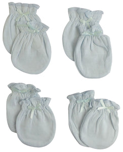 Infant Mittens (Pack of 4) 116-Blue-4-Pack