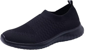 Women'S Walking Tennis Shoes - Lightweight Athletic Casual Gym Slip on Sneakers