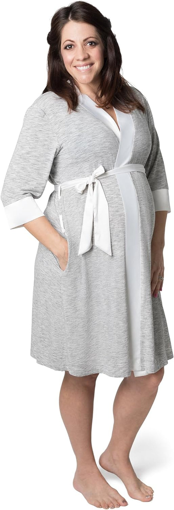 Emmaline Maternity & Nursing Robe Hospital Bag/Delivery Essential