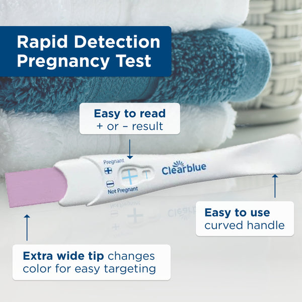 Rapid Detection Pregnancy Test, Home Pregnancy Kit, 2 Ct