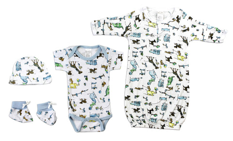 4 pc Layette Baby Shower Gift Set LS_0100