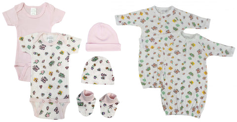 Newborn Baby Girl 7 Pc Layette Sets NC_0603