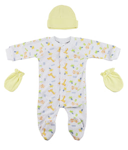 Sleep-n-Play, Cap and Mittens - 3 pc Set CS_0035