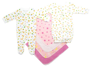 Newborn Girls 6 Piece Layette Set LS_0123