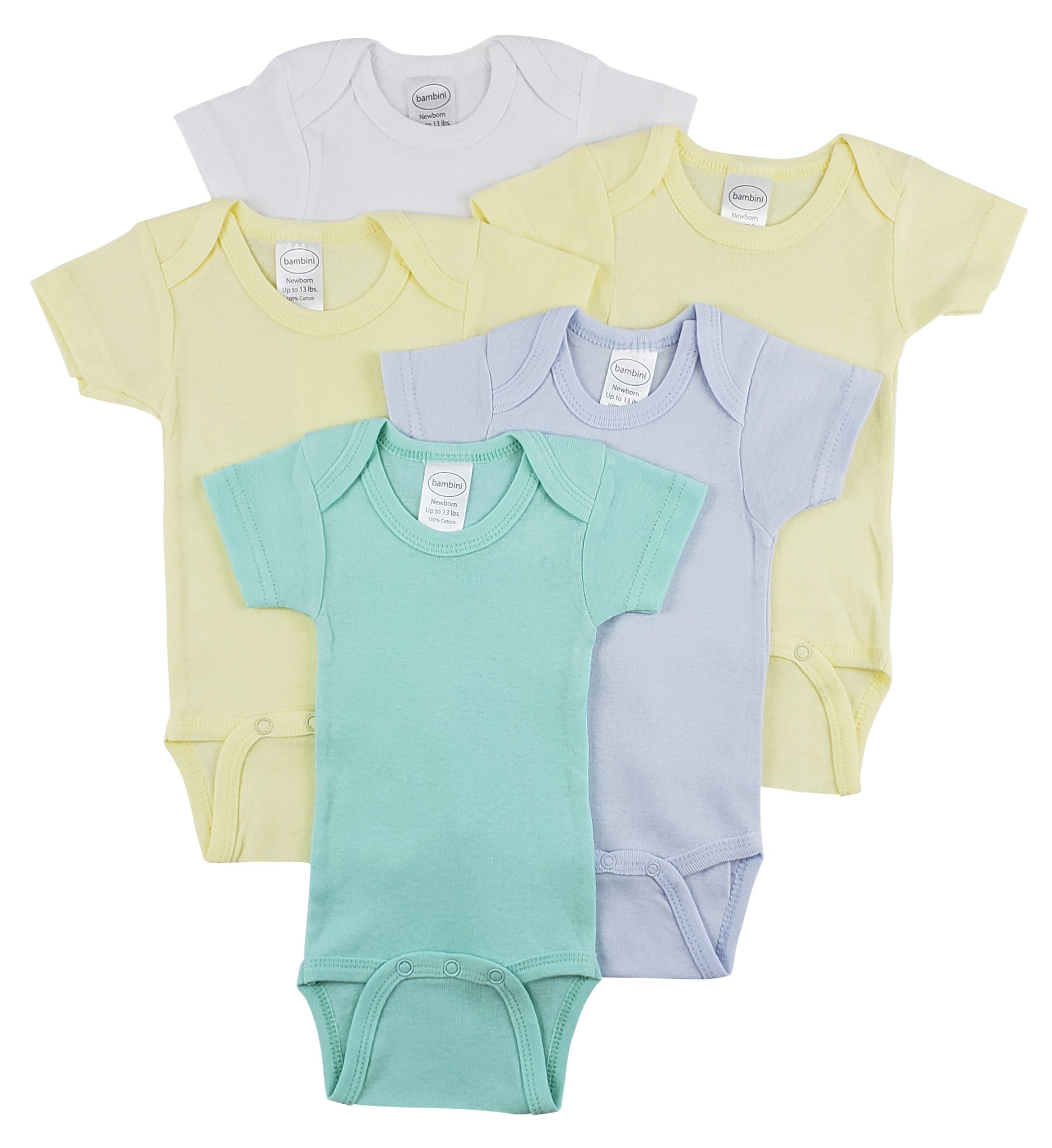 Short Sleeve One Piece 5 Pack CS_0300