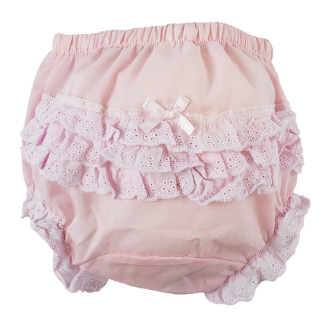 Pink Girl's Cotton/Poly "Fancy Pants" Underwear 600.P