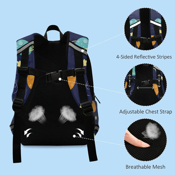 Kid'S Toddler Backpack for Boys Girls Preschool Nursery with Safety Leash