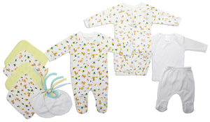 Unisex Newborn Baby 10 Pc Layette Baby Shower Gift Set LS_0132