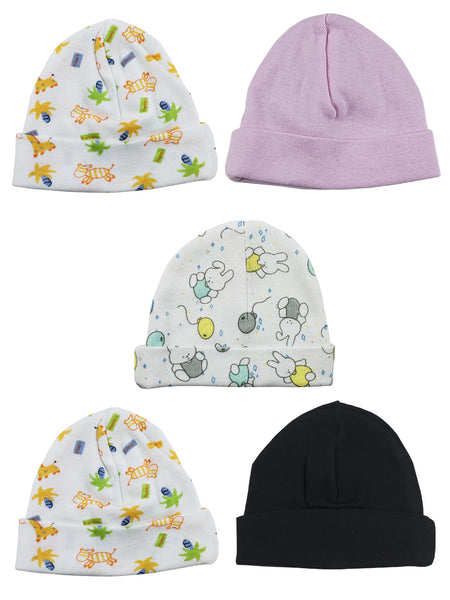 Girls Baby Cap (Pack of 5) LS_CAPS_GIRLS