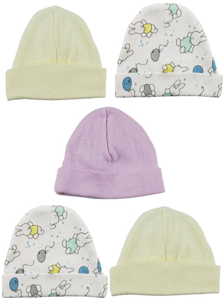 Girls Baby Cap (Pack of 5) LS_CAPS_GIRLS