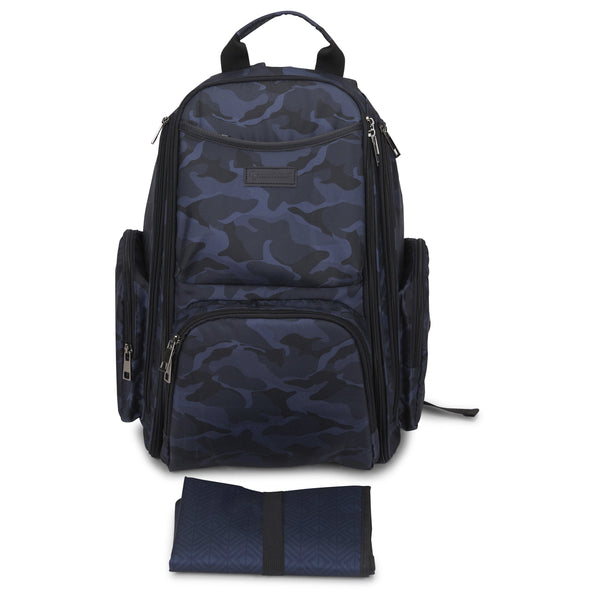 Infant Diaper Bag Backpack with Changing Pad, Navy Camo