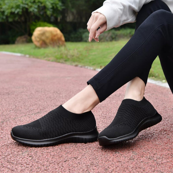 Women'S Walking Tennis Shoes - Lightweight Athletic Casual Gym Slip on Sneakers