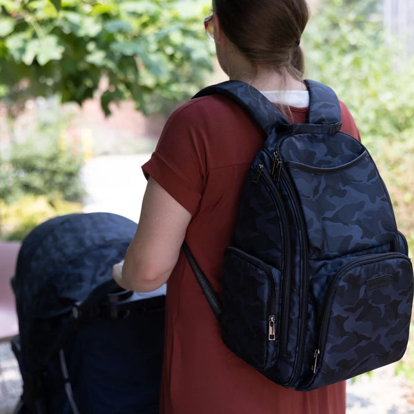 Infant Diaper Bag Backpack with Changing Pad, Navy Camo