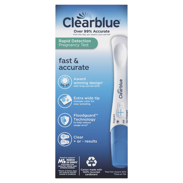 Rapid Detection Pregnancy Test, Home Pregnancy Kit, 2 Ct