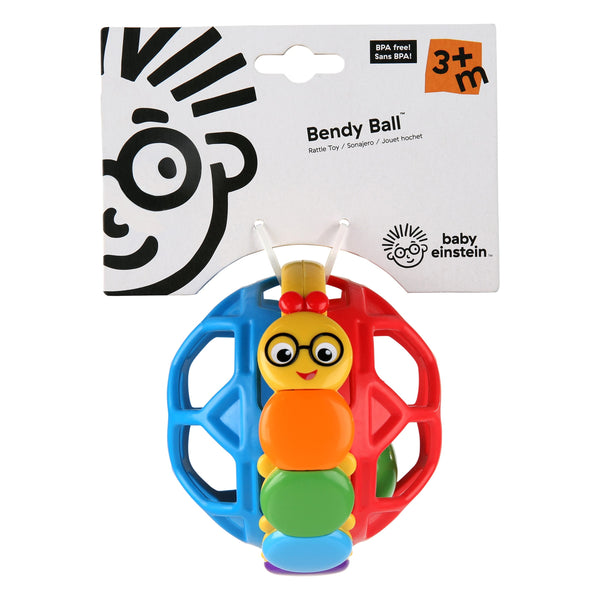 Bendy Ball Easy Grasp Oball Rattle Bpa-Free Toy, Ages 3 Months+