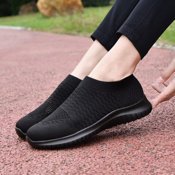 Women'S Walking Tennis Shoes - Lightweight Athletic Casual Gym Slip on Sneakers