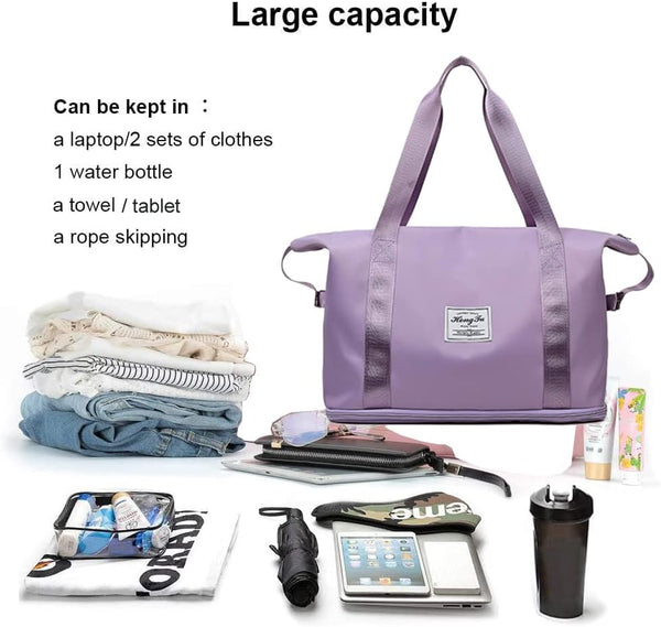 Travel Duffel Bags Large Size Gym Tote Overnight Carry on Weekender Bag for Women