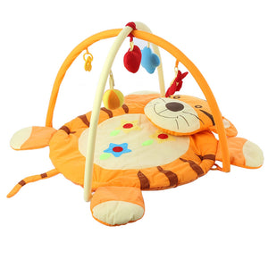 Baby Soft Play Mat Gym Blanket Fitness Frame Crawling Toy Tiger Pattern